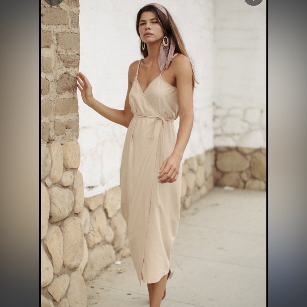 Ozma Palma dress in silk noil